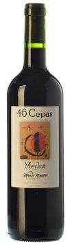 Vino Tinto 46 Cepas Merlot Alfredo Maestro