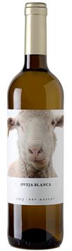 Oveja Blanca Dry Muscat vino blanco de España de Bodegas Fontana
