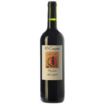 Vino Tinto 46 Cepas Merlot Alfredo Maestro