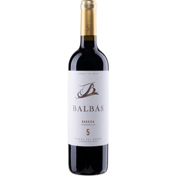 vino balbas 5 barrica roble ribera duero