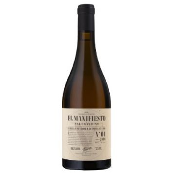 el manifiesto vino blanco crianza bodegas valtravieso ribera del duero castilla leon españa