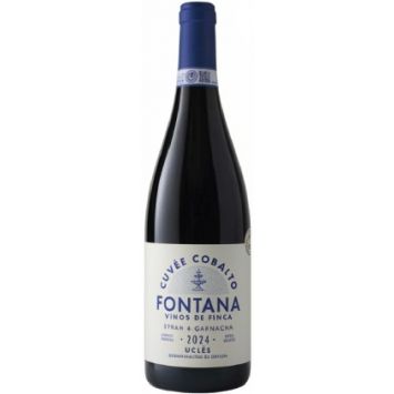 fontana cuvée cobalto syrah y garnacha vino tinto bodegas fontana peninsula la mancha ucles españa